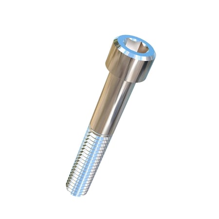 Allied Titanium 5/16"-18 Socket Head Cap Screw, Standard, Polished Titanium, 2 in Length 0017774